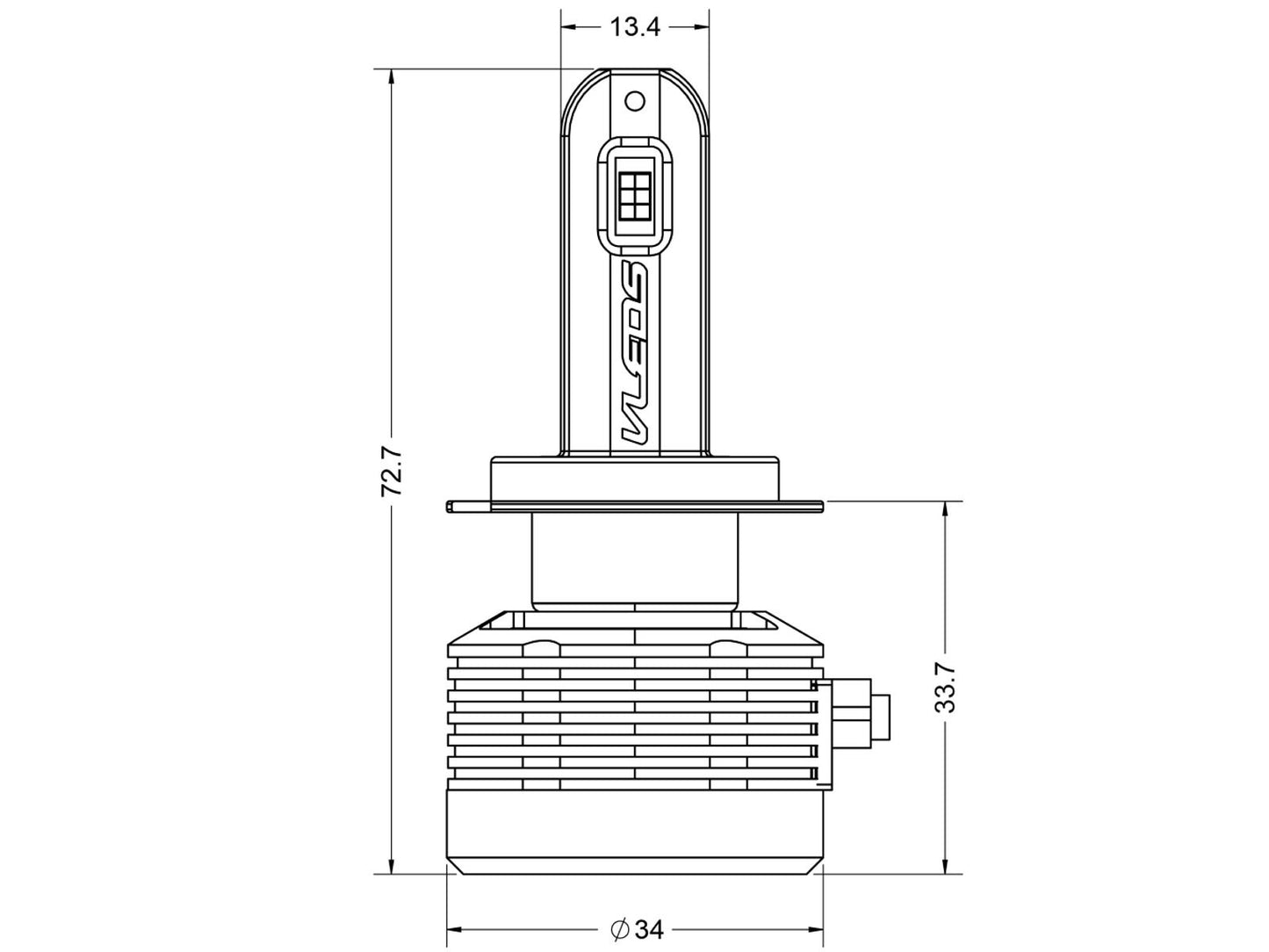 H7: VLEDS V35 Monochrome Series