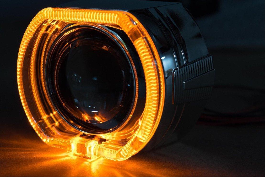 Mini X5-R (White/Amber LED Switchback) - Panther Lights