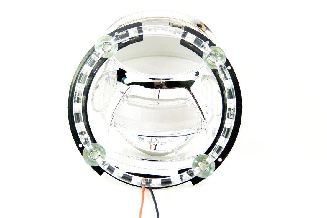 Panamera 1.0 (White/Amber LED Switchback) - Panther Lights
