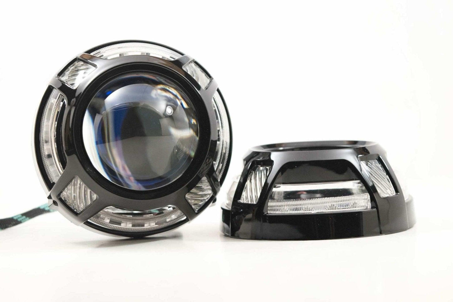 Panamera 2.0 (Black) (White/Amber LED Switchback) - Panther Lights