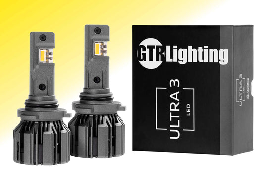 9005: 9005/9145/H10: GTR Lighting Ultra 3 Yellow (Pair)