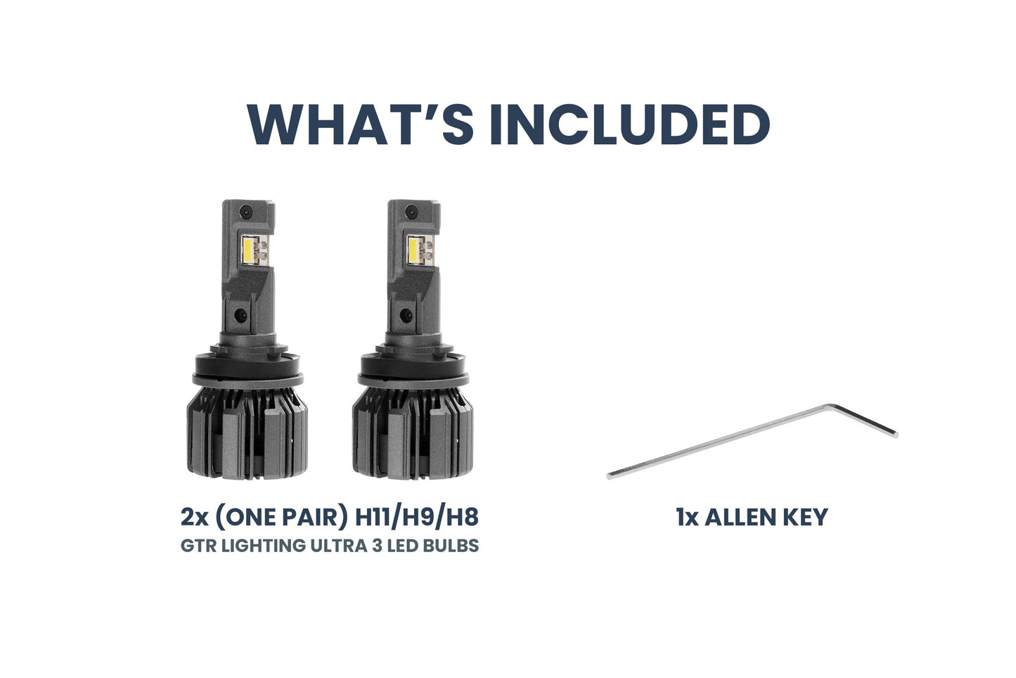 H11: H11/H9/H8: GTR Lighting Ultra 3 (Pair)