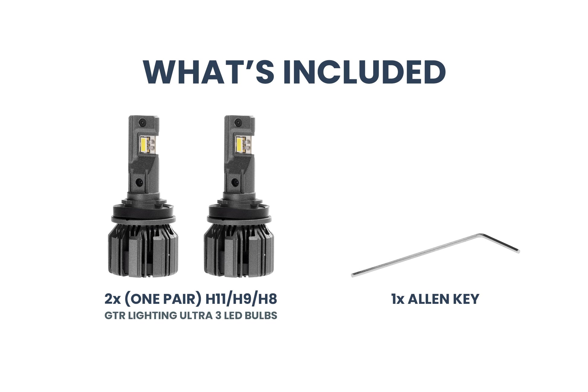 H11: H11/H9/H8: GTR Lighting Ultra 3 (Pair)
