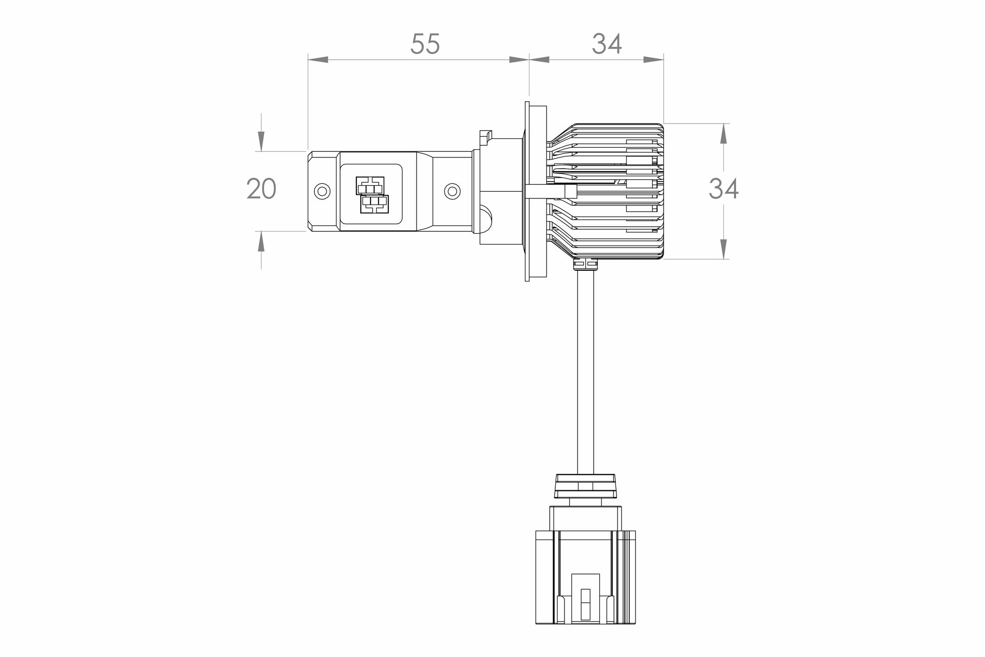 9008: H13/9008: GTR Lighting Ultra 3 (Hi/Lo / Pair)