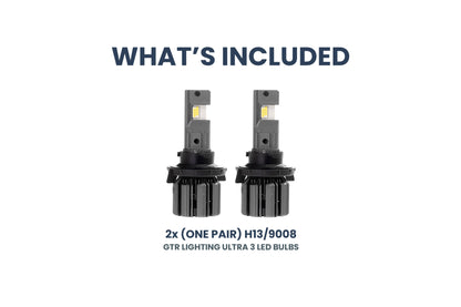 9008: H13/9008: GTR Lighting Ultra 3 (Hi/Lo / Pair)