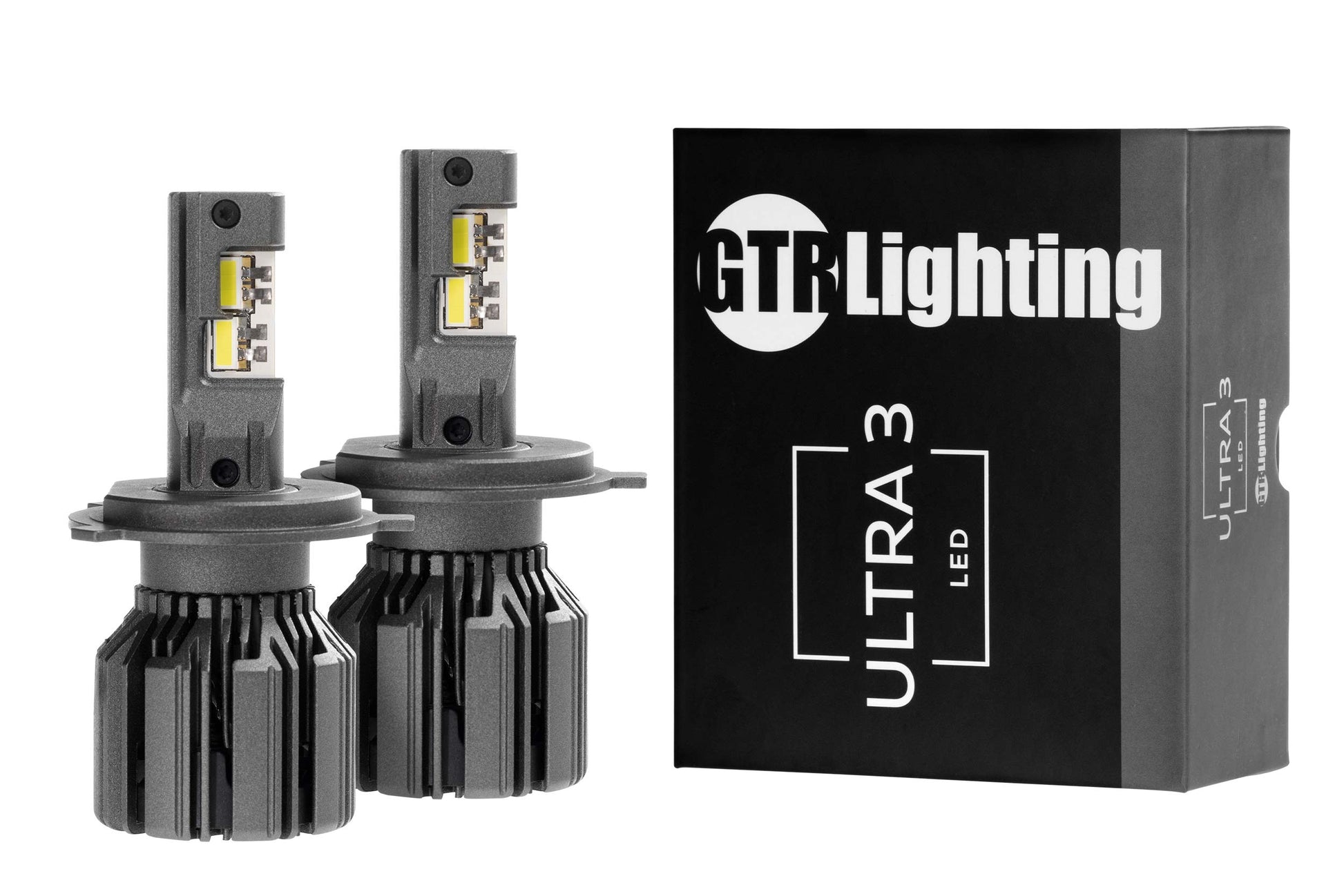 9003: H4/9003: GTR Lighting Ultra 3 (Hi/Lo / Pair)