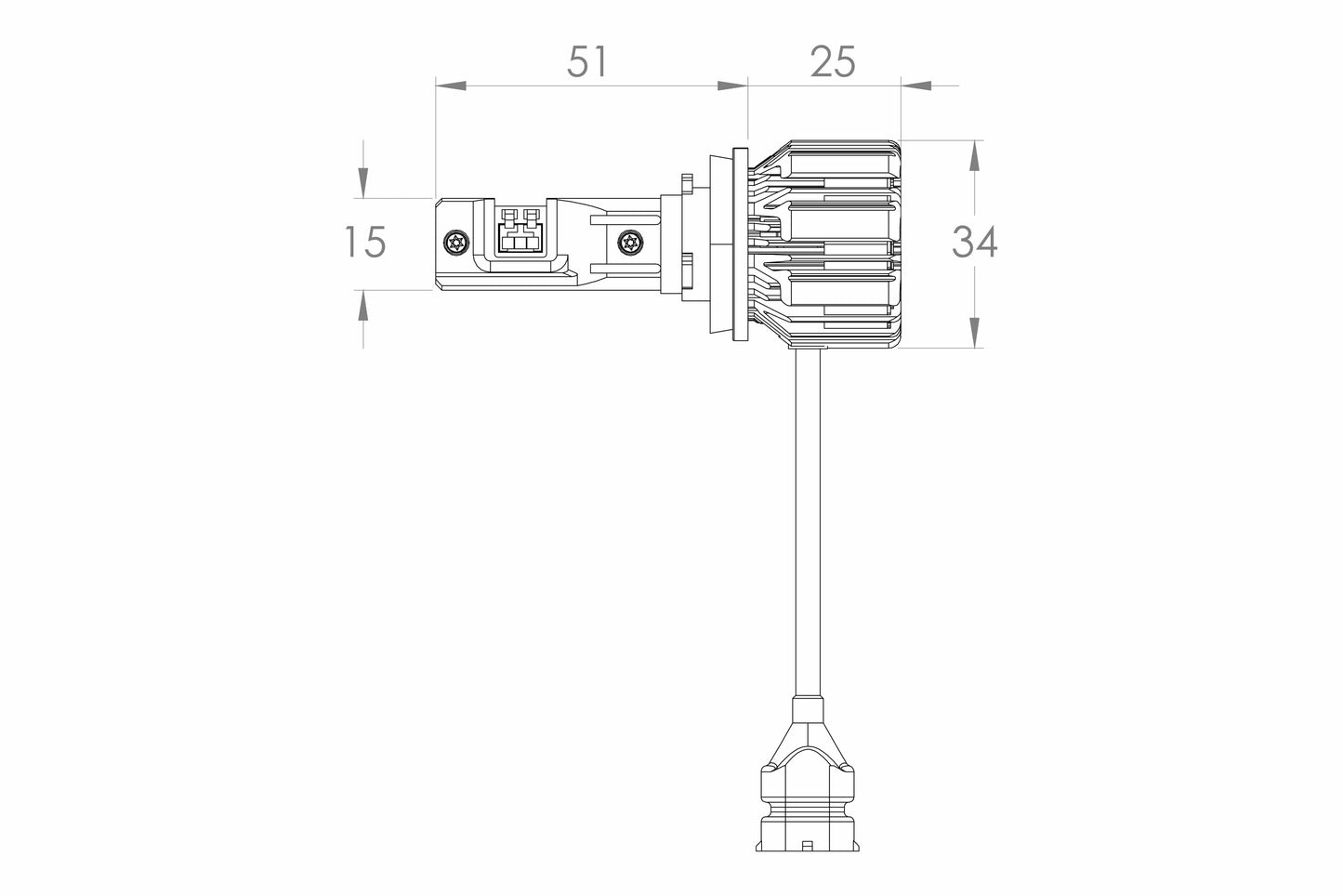 9003: H4/9003: GTR Lighting Ultra 3 (Hi/Lo / Pair)